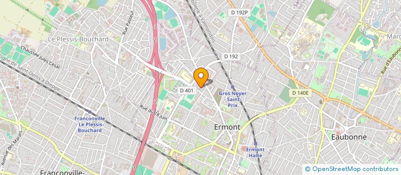 localisation de l'entreprise MONSIEUR BRUNO LIEVIN à ERMONT