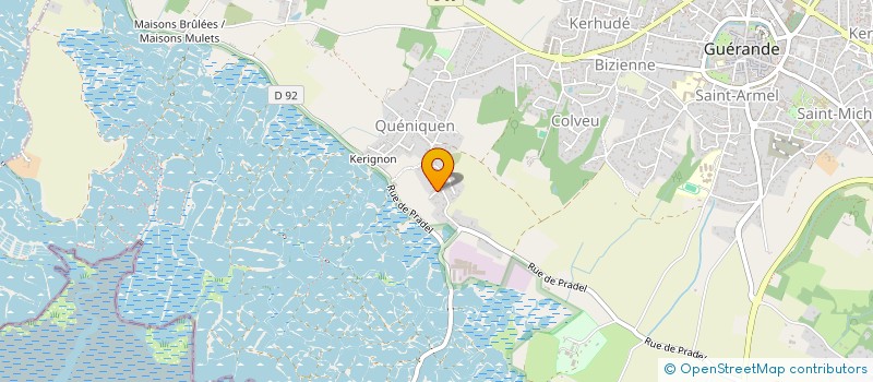localisation de l'entreprise MONSIEUR BRUNO LIGIER à GUERANDE