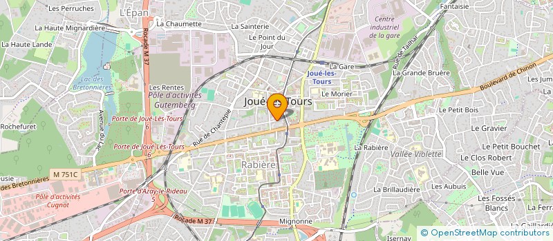 localisation de l'entreprise MONSIEUR BRUNO LIMOUSIN  JOUE-LES-TOURS