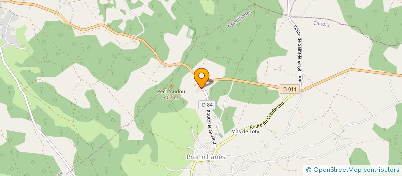 localisation de l'entreprise MONSIEUR BRUNO LINOU  PROMILHANES