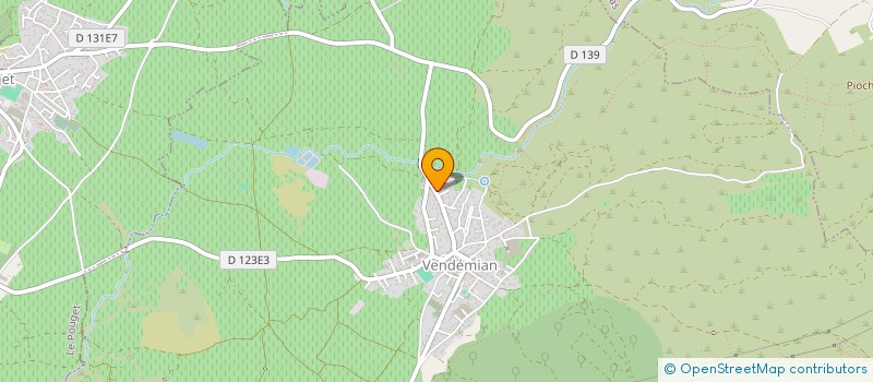 localisation de l'entreprise MONSIEUR BRUNO LIRON  VENDEMIAN