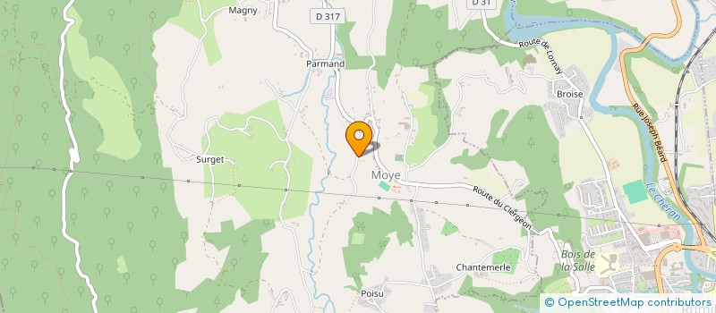 localisation de l'entreprise MONSIEUR BRUNO LLORET  MOYE