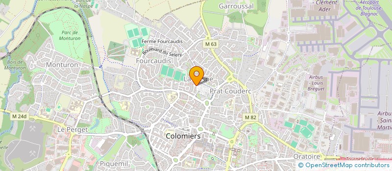 localisation de l'entreprise MONSIEUR BRUNO LOIRET à COLOMIERS