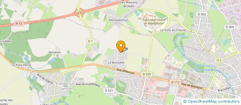 localisation de l'entreprise MONSIEUR BRUNO LOLIVIER à CONDE-SUR-SARTHE