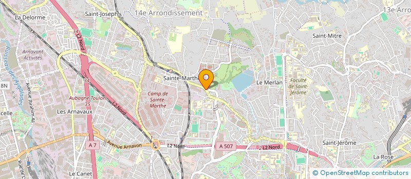 localisation de l'entreprise MONSIEUR BRUNO LONGUEMARE à MARSEILLE