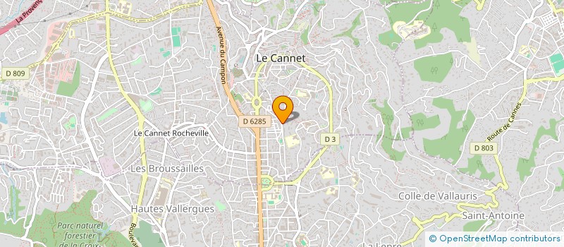 localisation de l'entreprise MONSIEUR BRUNO LOPES TAVARES à LE CANNET