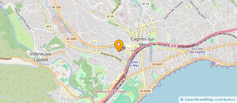 localisation de l'entreprise MONSIEUR BRUNO LORE à CAGNES-SUR-MER