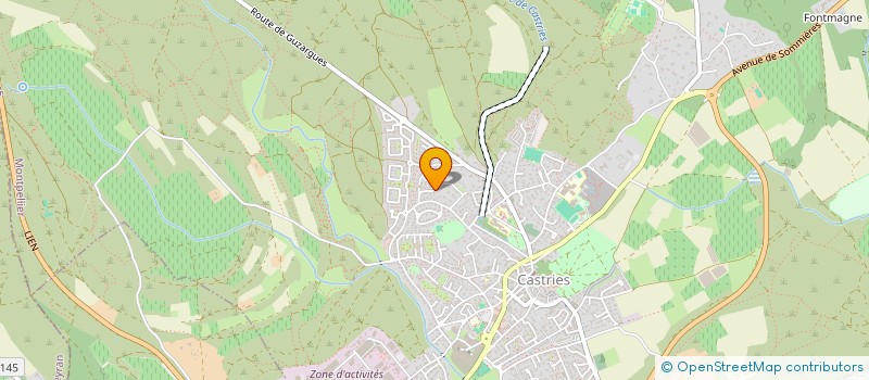 localisation de l'entreprise MONSIEUR BRUNO LORENZ  SAUSSINES