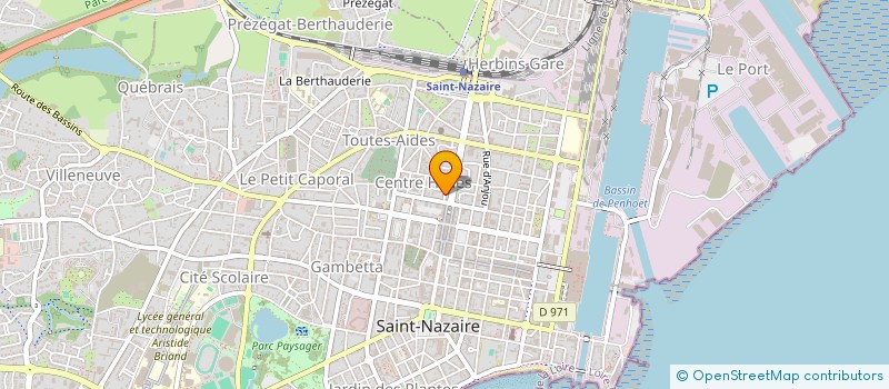 localisation de l'entreprise MONSIEUR BRUNO LORIN  SAINT-NAZAIRE