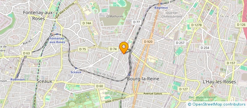 localisation de l'entreprise MONSIEUR BRUNO LOTH à BOURG-LA-REINE