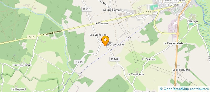 localisation de l'entreprise MONSIEUR BRUNO LOUIS à SAINT-SAUVEUR-LE-VICOMTE