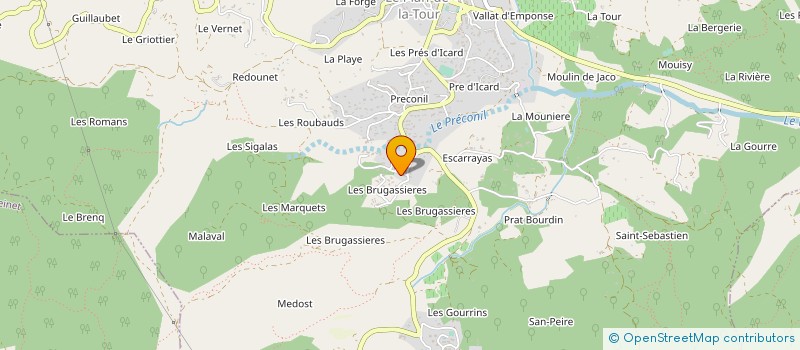 localisation de l'entreprise MONSIEUR BRUNO LOUIS  LE PLAN-DE-LA-TOUR