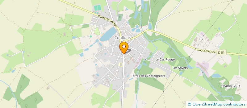 localisation de l'entreprise MONSIEUR BRUNO LOURME à COULLONS