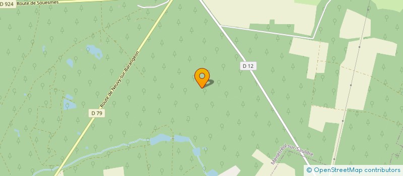 localisation de l'entreprise MONSIEUR BRUNO LUCIEN  MENETREOL-SUR-SAULDRE