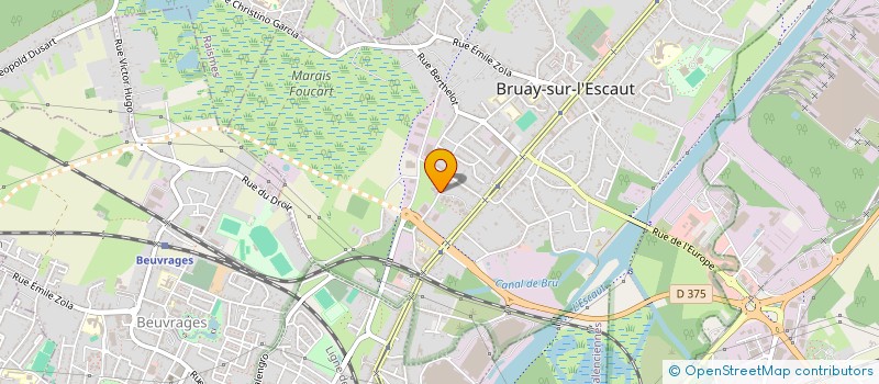 localisation de l'entreprise MONSIEUR BRUNO LUDOVISI  BRUAY-SUR-L'ESCAUT