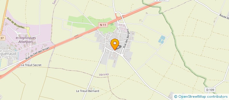 localisation de l'entreprise MONSIEUR BRUNO LUIS DA PIEDADE  VERINES