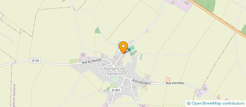 localisation de l'entreprise MONSIEUR BRUNO MACHART  HANGEST-EN-SANTERRE