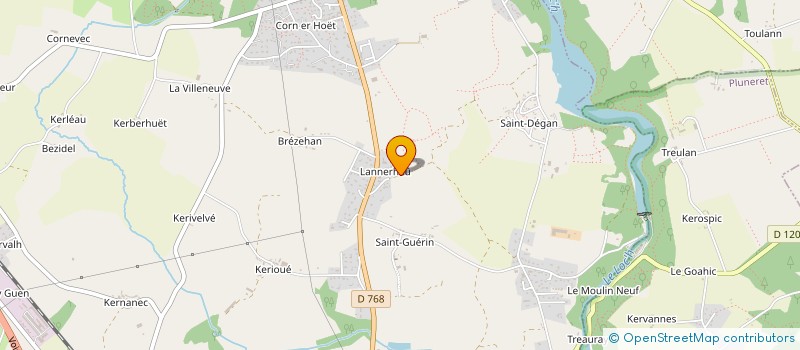 localisation de l'entreprise MONSIEUR BRUNO MACRON  GUERN