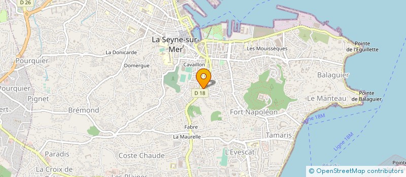 localisation de l'entreprise MONSIEUR BRUNO MACULLO à LA SEYNE-SUR-MER