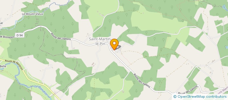 localisation de l'entreprise MONSIEUR BRUNO MAGNE  ST-MARTIN-LE-PIN