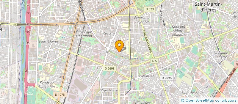 localisation de l'entreprise MONSIEUR BRUNO MAGONNET à GRENOBLE