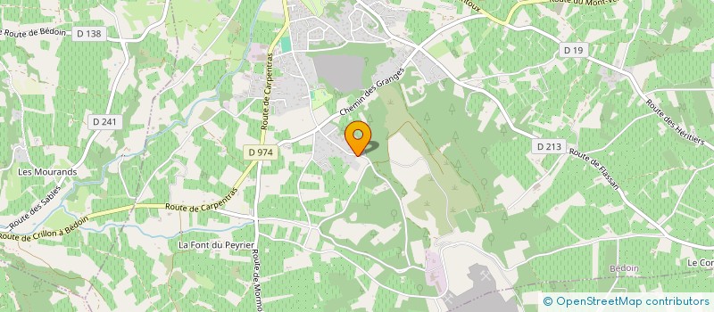 localisation de l'entreprise MONSIEUR BRUNO MAILLARD à BEDOIN