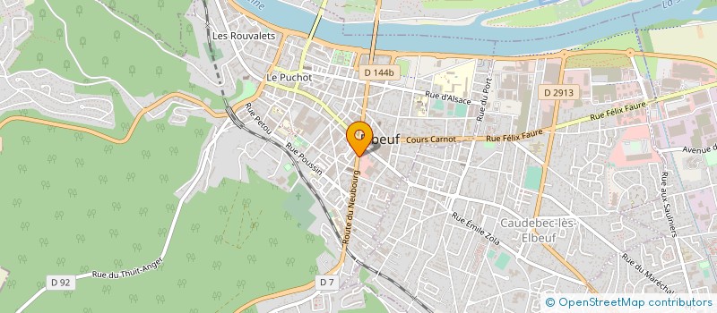 localisation de l'entreprise MONSIEUR BRUNO MAILLE  ELBEUF