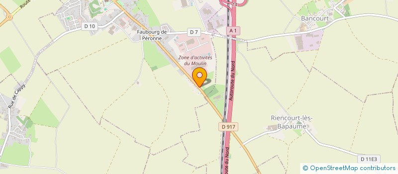 localisation de l'entreprise MONSIEUR BRUNO MAILLIET à BAPAUME