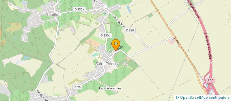 localisation de l'entreprise MONSIEUR BRUNO MAILLIET  POUILLON