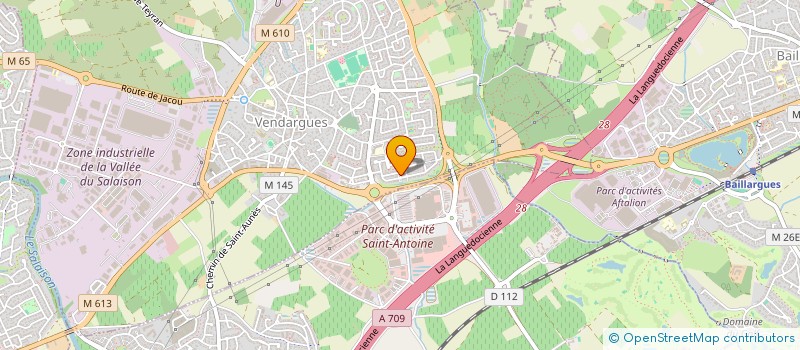 localisation de l'entreprise MONSIEUR BRUNO MAILLOT  LE CRES