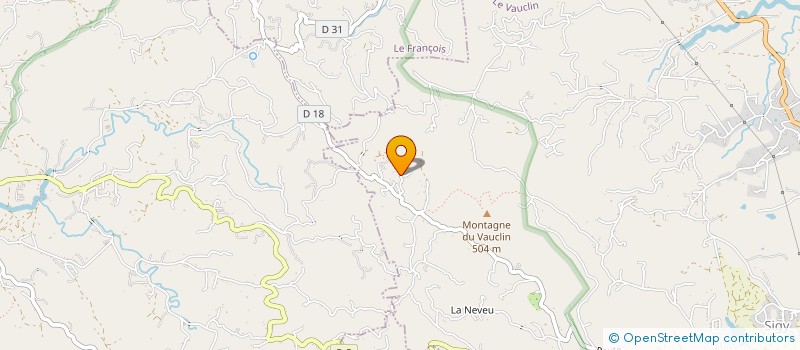 localisation de l'entreprise MONSIEUR BRUNO MAINGE à LE VAUCLIN