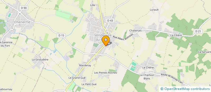 localisation de l'entreprise MONSIEUR BRUNO MAITRE à SAINT-MARTIN-LA-PALLU