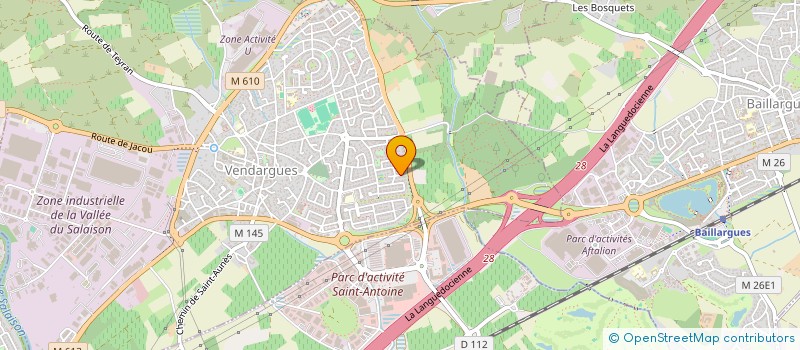 localisation de l'entreprise MONSIEUR BRUNO MALARTRE à VENDARGUES