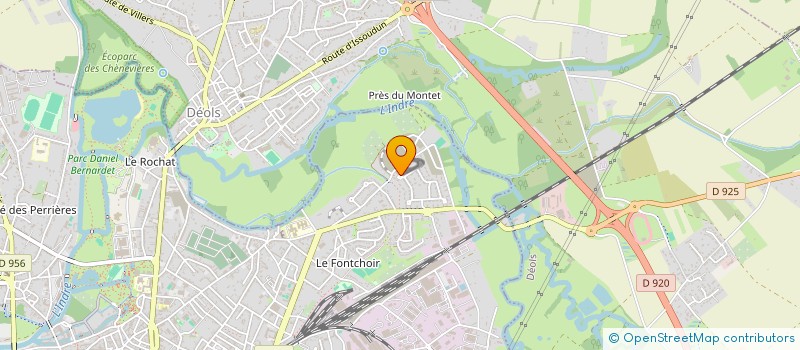 localisation de l'entreprise MONSIEUR BRUNO MALET  CHATEAUROUX