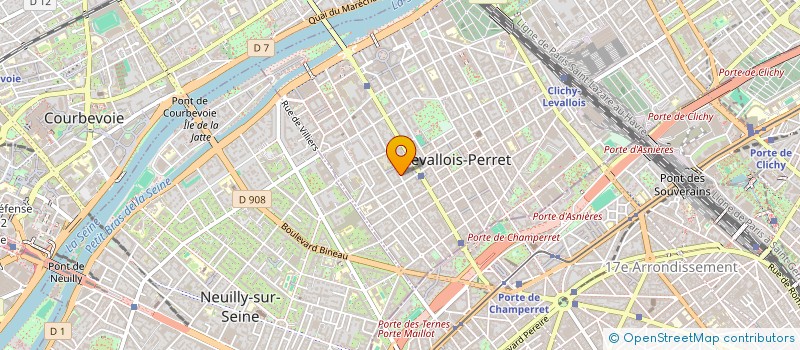 localisation de l'entreprise MONSIEUR BRUNO MALLET à LEVALLOIS-PERRET