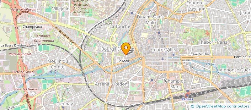 localisation de l'entreprise MONSIEUR BRUNO MALLET  RENNES