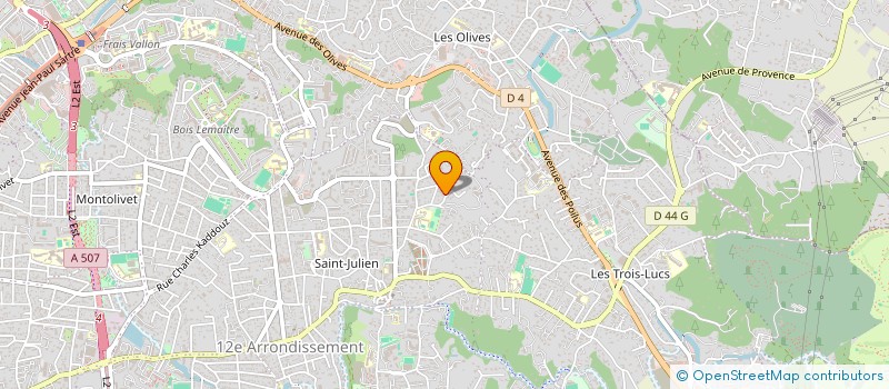 localisation de l'entreprise MONSIEUR BRUNO MALVEZIN à MARSEILLE
