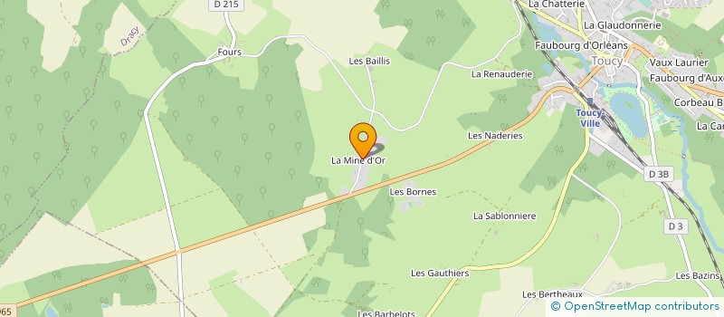 localisation de l'entreprise MONSIEUR BRUNO MAMERON  TOUCY