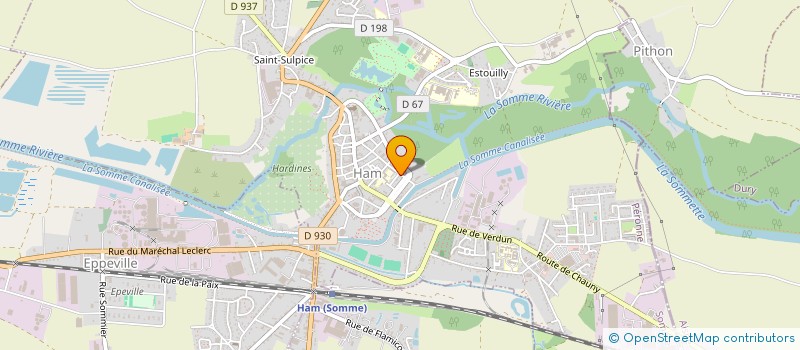 localisation de l'entreprise MONSIEUR BRUNO MANSARD  HAM