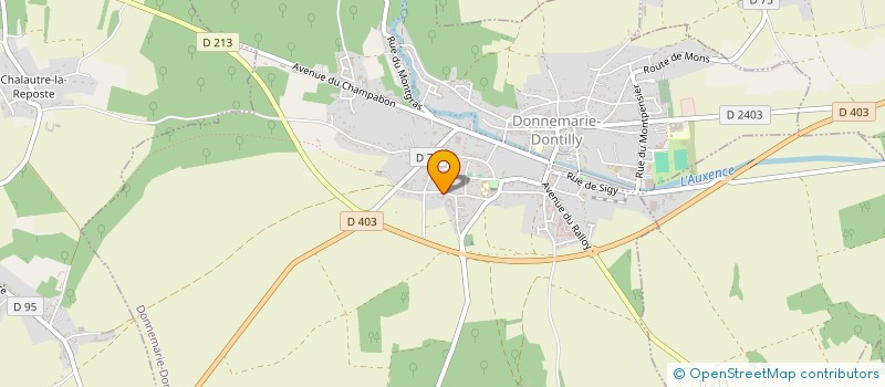 localisation de l'entreprise MONSIEUR BRUNO MANTOVANI  DONNEMARIE-DONTILLY