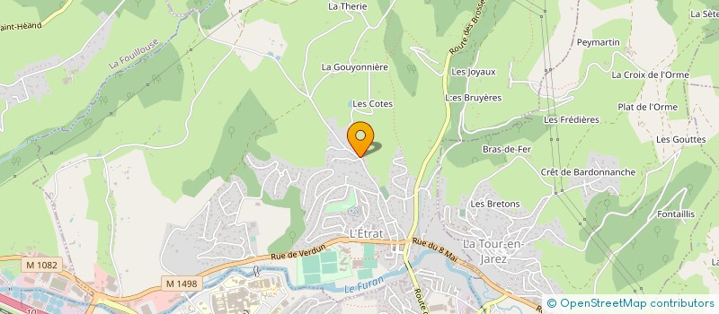 localisation de l'entreprise MONSIEUR BRUNO MANZONI à L'ETRAT