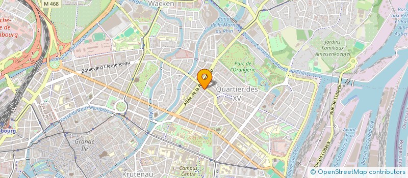 localisation de l'entreprise MONSIEUR BRUNO MARABELIAS  STRASBOURG