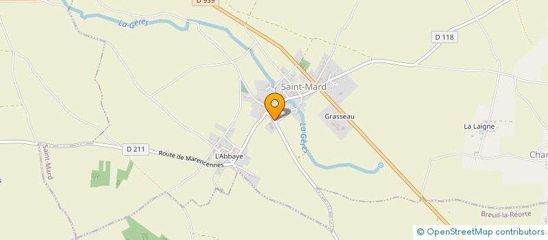 localisation de l'entreprise MONSIEUR BRUNO MARCEL MARCON  SAINT-MARD