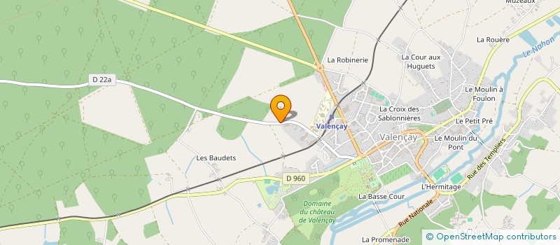 localisation de l'entreprise MONSIEUR BRUNO MARCHAIS à VALENCAY