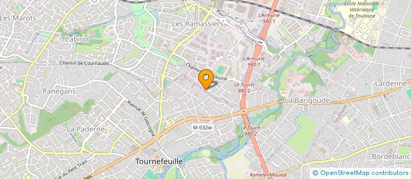 localisation de l'entreprise MONSIEUR BRUNO MARCHAL à COLOMIERS