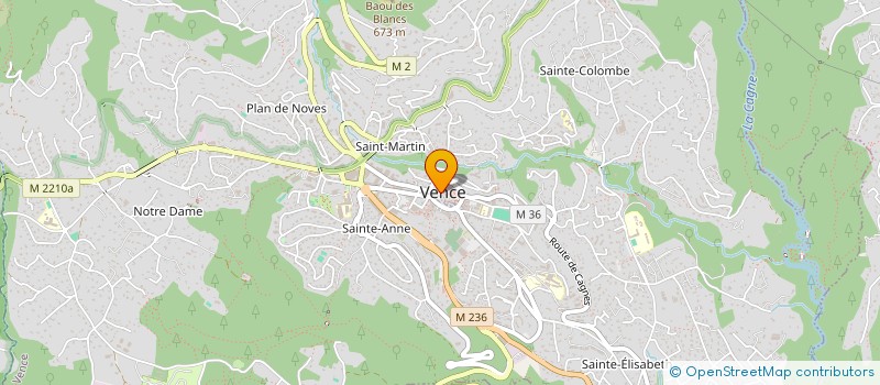 localisation de l'entreprise MONSIEUR BRUNO MARCHISIO à VENCE