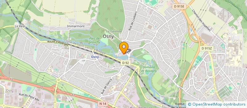 localisation de l'entreprise MONSIEUR BRUNO MAREAU  OSNY