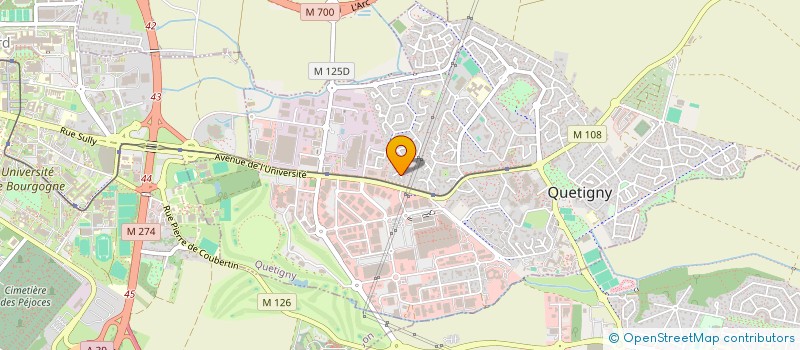 localisation de l'entreprise MONSIEUR BRUNO MARIE CLERC à QUETIGNY