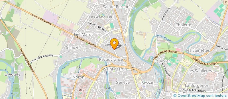 localisation de l'entreprise MONSIEUR BRUNO MARINHO TEIXEIRA à NIORT
