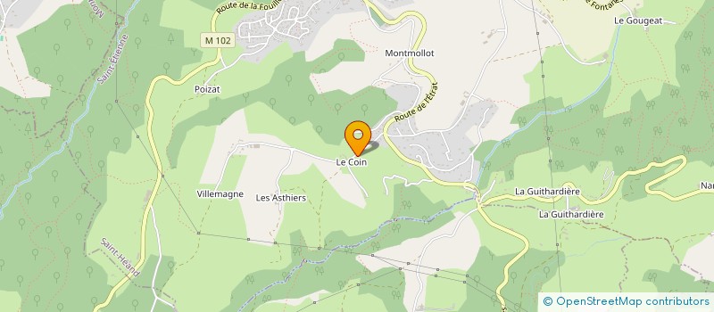 localisation de l'entreprise MONSIEUR BRUNO MARINI  SAINT-HEAND